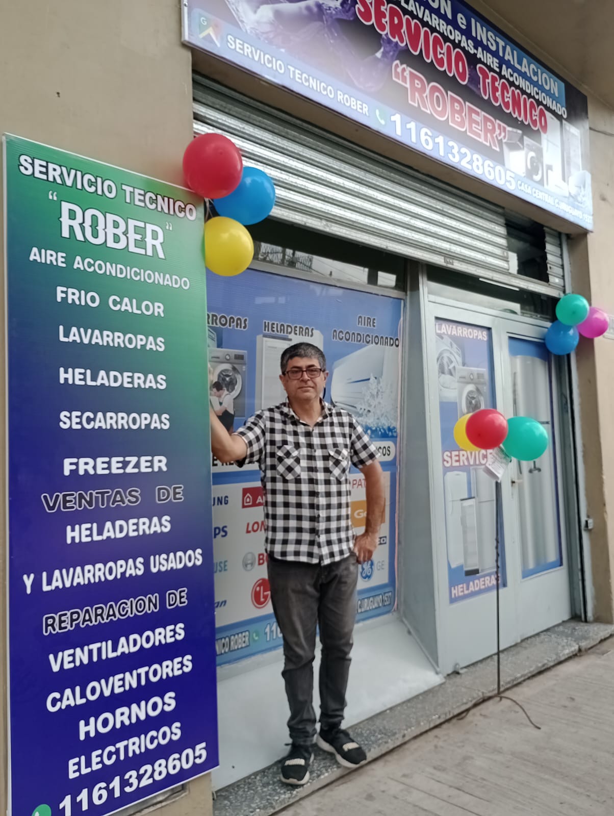 Repuestos originales para heladeras y lavarropas en el taller de Rober
